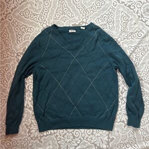 Teal IZOD Argyl Sweater